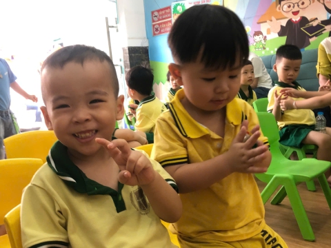 Hình ảnh các hoạt động học tập, vui chơi của cô và trò Mầm Non Tân Việt Nhật