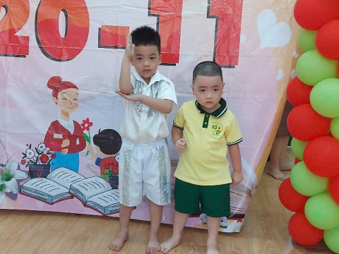Hình ảnh các hoạt động học tập, vui chơi của cô và trò Mầm Non Tân Việt Nhật